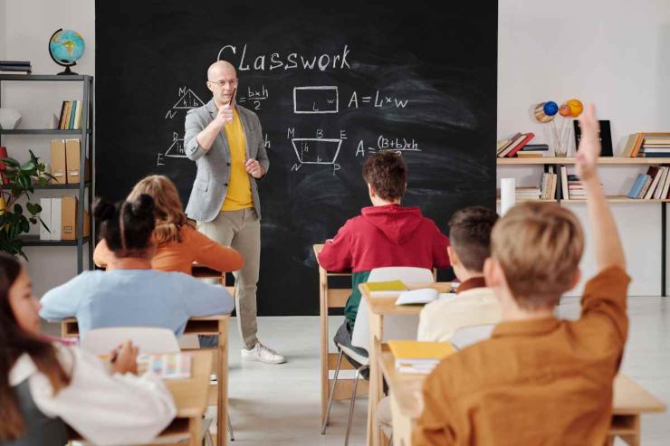 Insegnante e studenti
